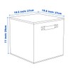 powerking Storage Box, 2 Pieces Foldable Storage Cubes Storage Box