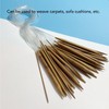 12pcs Afghan Rug Crochet Hook Handicraft Carbonized Bamboo Tunisian Crochet