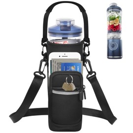 Personal Blender Bag for Ninja Blast Max BC251/ BC151, Portable Cordless Blender Carrying Case with Reflective Strip, Shoulder Strap, Handle and Accessories Pocket (Cover Only)