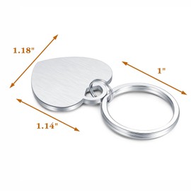 Fetiger 8th Wedding Anniversary Keyring for Him Her, 8 Year Anniversary Keyring Gifts for Wife Husband, Happy 8th Anniversay Keyring for Couple