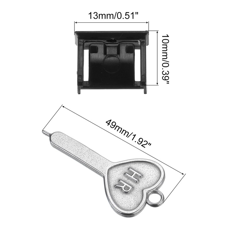 MECCANIXITY 10pcs Port Blocker Locking USB Port/Dust PC Blocker with