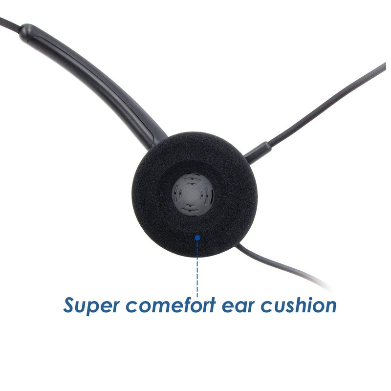 VoiceJoy Office Headset with USB Jack Business Noise Cancelling Headset
