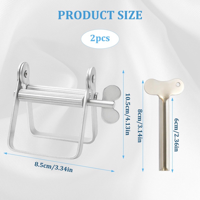 2 Pcs Tube Squeezer,Toothpaste Squeezer,Tube Squeezer Tool,Efficient Squeezing Tool Suitable