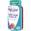 Vitafusion Gorgeous Hair, Skin & Nails Multivitamin, Raspberry 100 Gummies