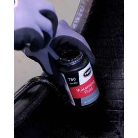 TECH Chemical Vulcanizing Fluid, 8 Fl Oz – Rubber Cement for Permanent Bonding of Plugs, Patches, and Cap Fixes, Ideal for Sidewalls, Treads, and Shop Use, Fast-Drying Adhesive