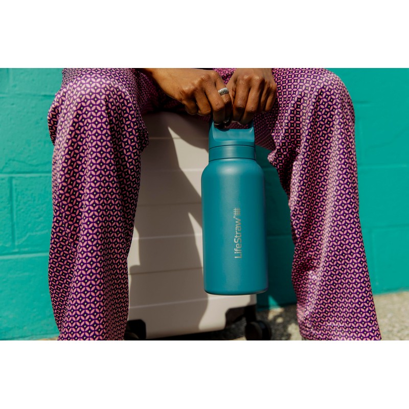 LifeStraw Go Series — Insulated Stainless Steel Water Filter Bottle
