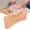 Wooden Gua Sha Tool Portable Rounded Edges Wood Scraping Massage