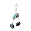 Blue Calsilica Jasper and Lava Stone Essential Oil Diffuser Dangle