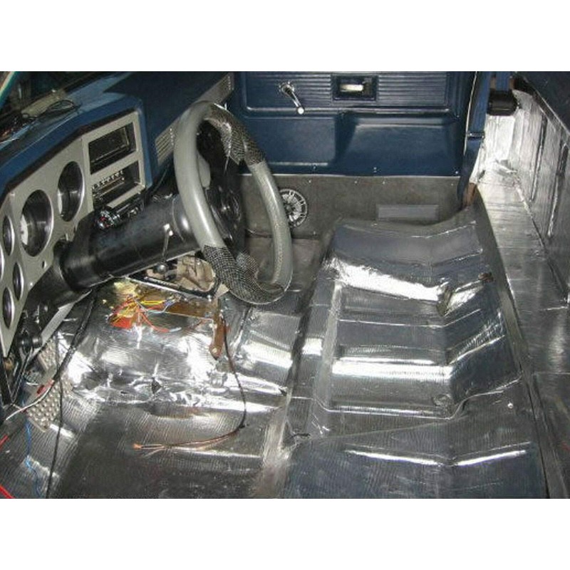 FatMat Self-Adhesive Rattletrap Auto Sound Deadener Pack with Install Kit