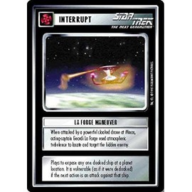 Decipher Star Trek CCG 1E AU Alternate Universe Laforge Maneuver 69U