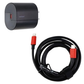 For Apple Verizon 30W Fast Charge USB-C Wall Adapter with 6-Foot USB-C To Apple Cable