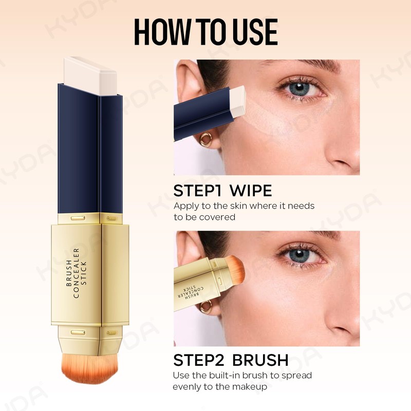 KYDA Foundation Stick, Natural Buildable Color, Full to Medium Coverage