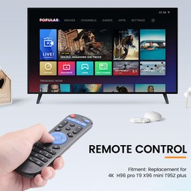 ZENWORYS Replacement Remote Control ForMXQ-4K H96 Pro T9 Smart TV Box