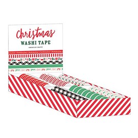 American Crafts Dollar 48 Roll Christmas Washi Tape Box
