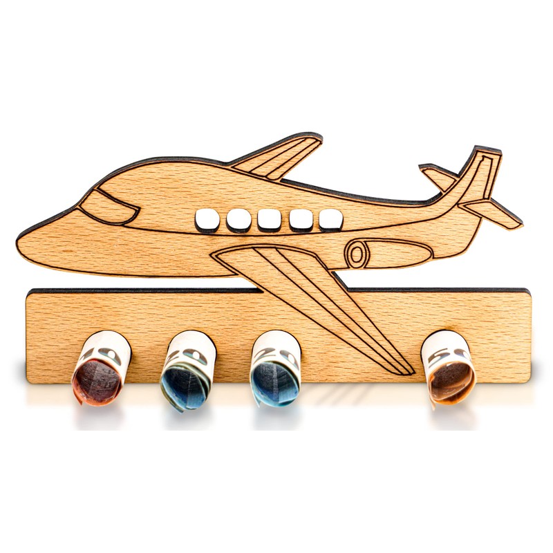 DARO Design - Wooden Money Gift, Plane., Contemporary