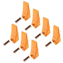 7 - Bobcat Style Mini Excavator/Skid Steer Bucket Teeth w/Pins - 6737325