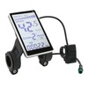 Ebike Display, Electric Bike LCD Display, 5-Pin M5 Waterproof Panel