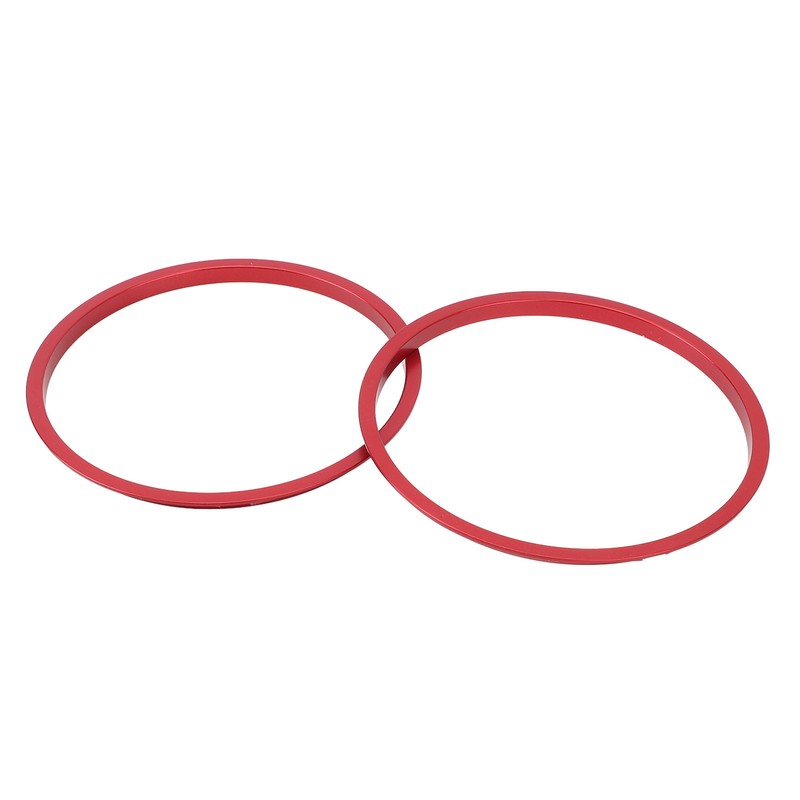 4pcs AC Vent Ring Outer Trim Aluminum Alloy Air Conditioning