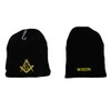 Mason Masonic Winter Beanie Knit Stocking Sock Cap HAT Masonry