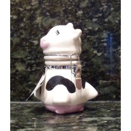 Boston Warehouse New Cow Cookie Hinged Jar Country Kitchen Decor Animal Farm Boston Warehouse