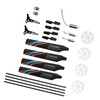 Helicopter Full Replacement Parts Set with 7 Accessories RC Rotor