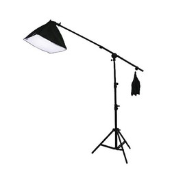 ePhoto ChromaKey Green Screen Background Stands with 2400 Watt Video Photography Studio Hair Boom Lighting Kit Case H9004SB269G