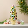 Glitzhome Easter Eggs Table Tree Decor for Spring Easter Party