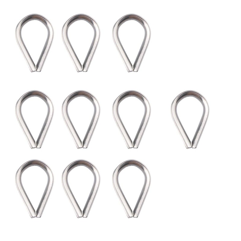 LAUQEE 6-Pcs Turnbuckle Tension Wire Rope with Eye&Hook (M6), 12-Pcs
