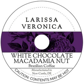 White Chocolate Macadamia Nut Brazilian Coffee (Single Serve K-Cup Pods) (Gourmet, Naturally Flavored, Whole Coffee Beans) (12 pods, ZIN: 575074) - 2 Pack