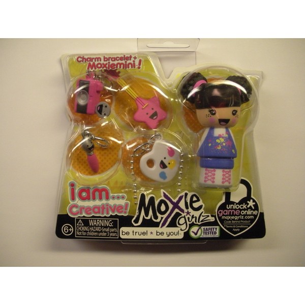 Moxie Girlz Charm Bracelet & Moxie Mini - I AM . . . CREATIVE