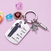 Melix Home RN Nurse Gifts for Women Nurses Practitioner Keyring