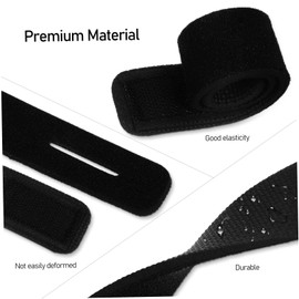 BESPORTBLE 10pcs Fishing Rod Belt Rod Tackle Tie Fishing Pole Bands Elastic Straps for