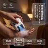 WYNDHAM 電動角質リムーバー 【JIS認証】 145g超轻量 -3段階回転＆オートストップ機能で- 足裏 角質取り 電動角質ローラー かかとケア