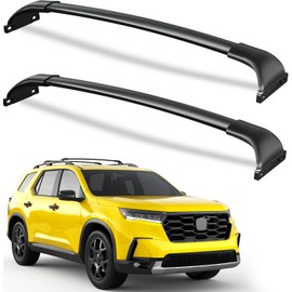 Roof Rack Cross Bars 220lbs Compatible with Honda Pilot 2023 2024 2025 Elite Sport Touring Trailsport (Except LX and EX-L) with Raised Side Rails,Heavy Duty All-Metal Aluminum Crossbar Luggage Racks