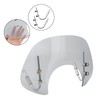 Areyourshop Short Windshield Windscreen fit for Vespa GTS 250 2017-2022,