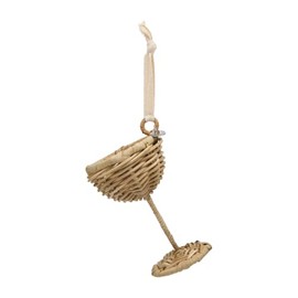 Rivièra Maison Handmade Rattan Ornament in Natural Colour, 12 cm High