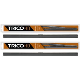 2 Wiper Set - Trico 61-150 15" Wiper Blades Fit Heavy Duty Vehicles w/Flat Windshields & Saddle Attachment