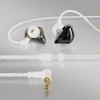 BASN Bmaster - Auriculares de triple monitor con dos cables