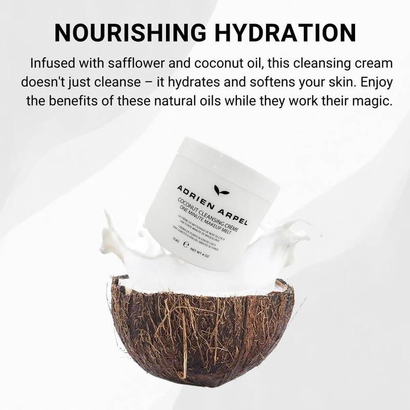 Coconut Cleansing Crème by Adrien Arpel, Facial Cleanser & Makeup