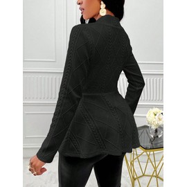 Women's Blazers & Suit Jackets,Fitted Blazers for Women,Jackets for Women,Coats for Women Black M