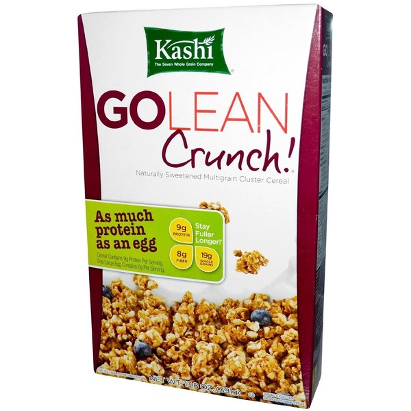 Kashi Go Lean Crunch Cereal, 13.8 Ounces (Pack of 4)