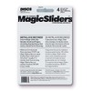 Magic Slider 1/4" Round Self-Adhesive Furniture Sliders – Protect Floors