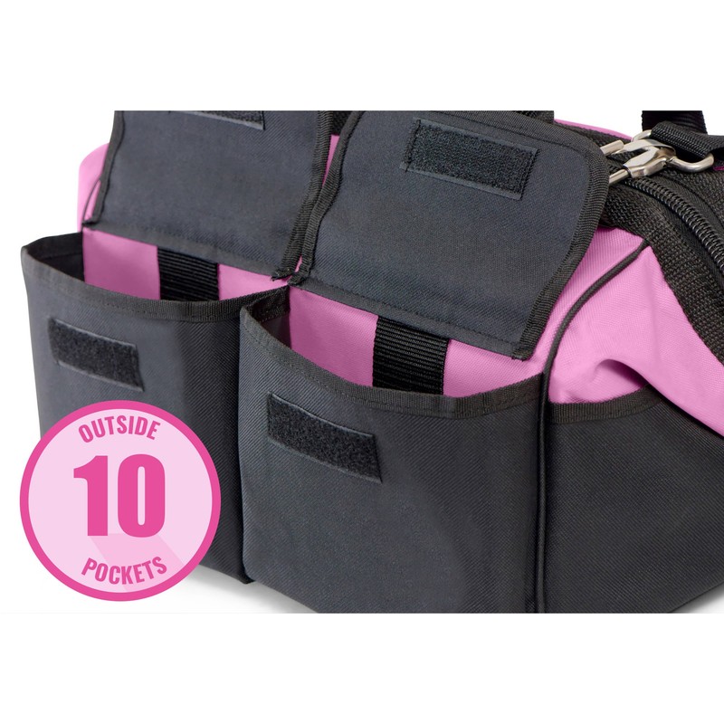 Pink Power Pink Tool Bag for Women -16" Tool Tote