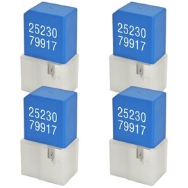 25230-79917 4 Pin Relay (Pack of 4) – Compatible with Nissan Pathfinder, Versa, Maxima, and Infiniti Models