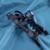 Allereyae Black Bow Hair Clip Bow Claw Clip Satin Bow