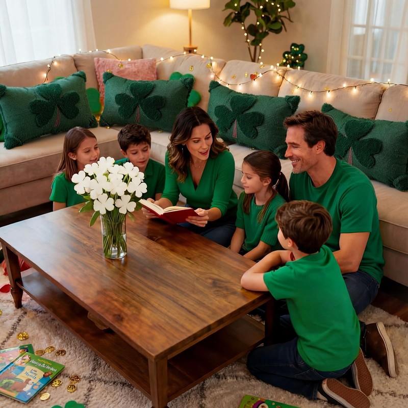 12 x 20 Inch St Patricks Day Pillow Cover St