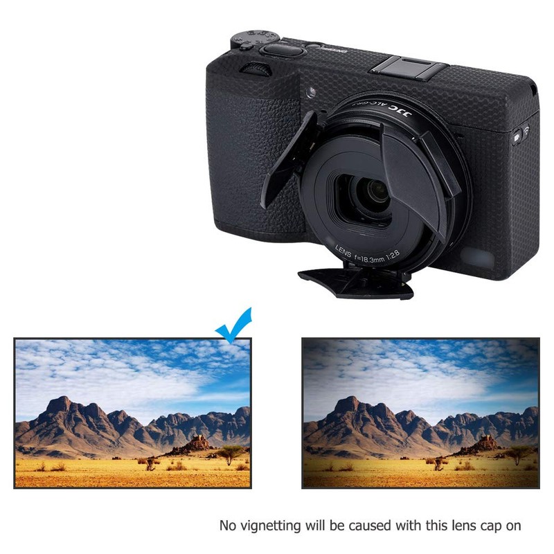 JJC Auto Open/Close Lens Cap for Ricoh GR Mark III