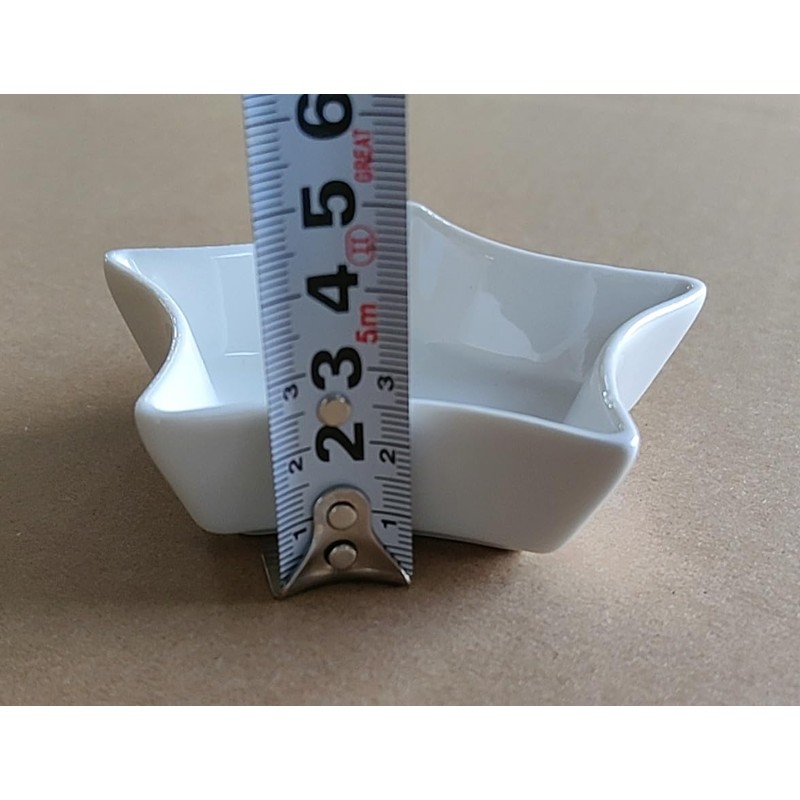 SOCOSY Star-shaped Multipurpose Ceramic Sauce Dish Seasoning Dishes Sushi Dipping