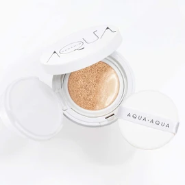 Aqua Organic Cushion Compact Special Set, Foundation, Natural Beige, 0.3 oz (9.0 g) (x1)