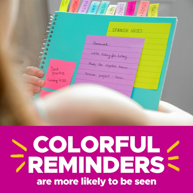 Post-it Pop-up Notes, 18 Sticky Note Pads, 3 x 3